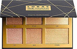 Духи, Парфюмерия, косметика Палетка хайлайтеров - Lorac Lux Diamond Golden Hour Palette