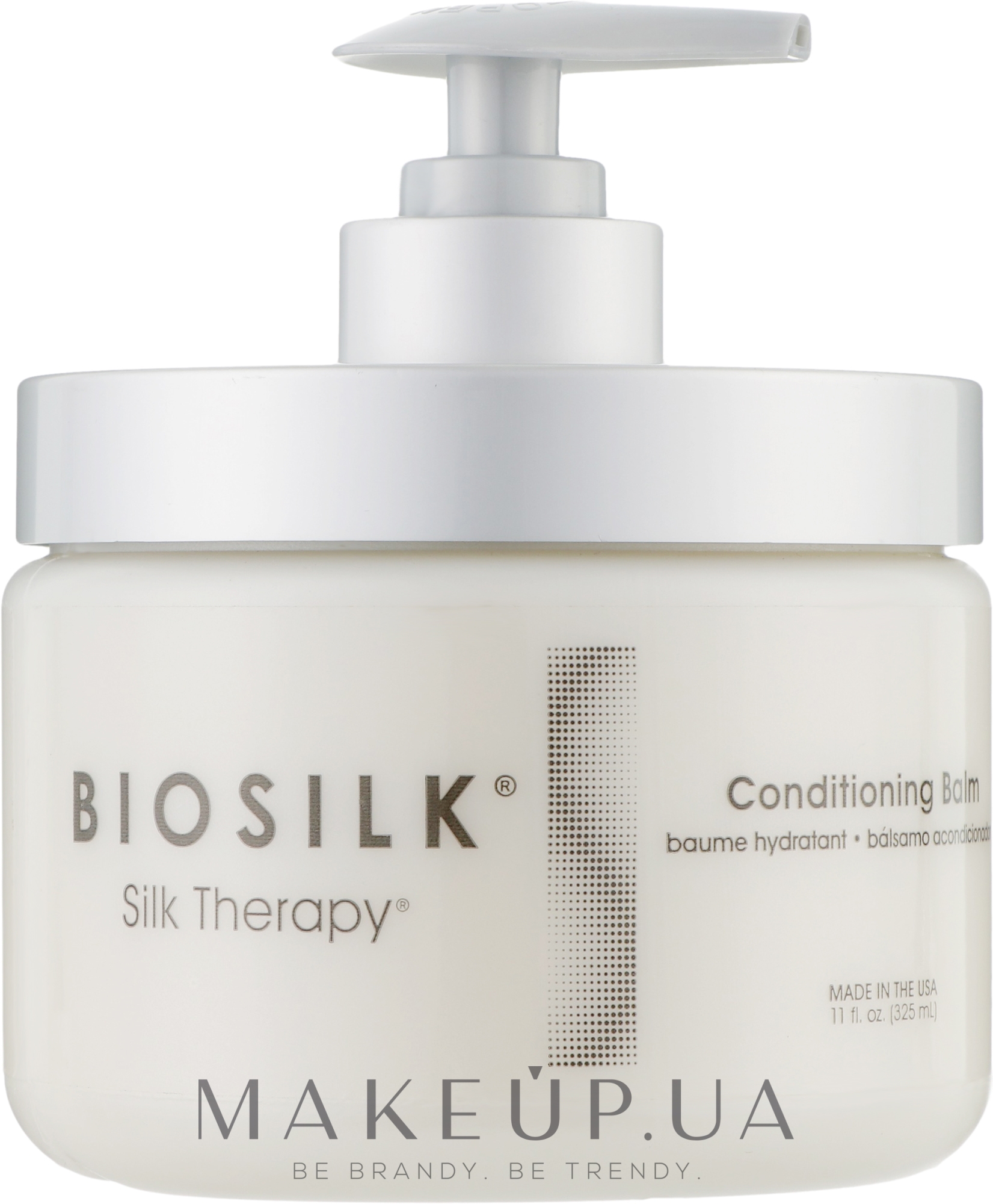 Бальзам-кондиционер для волос после химической завивки - Biosilk Silk Therapy Conditioning Balm — фото 325ml