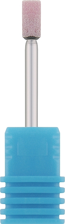 Фреза корундова "Циліндр", діаметр 3.5 мм, 45-41, рожева - Nail Drill — фото N1