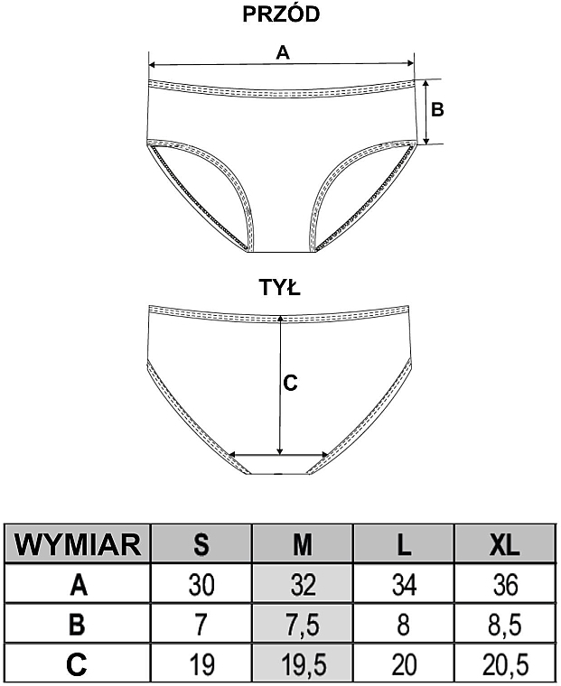 Женские трусики бикини с узором и кружевной отделкой, 6 пар, черные + серые + белые - Moraj — фото N2