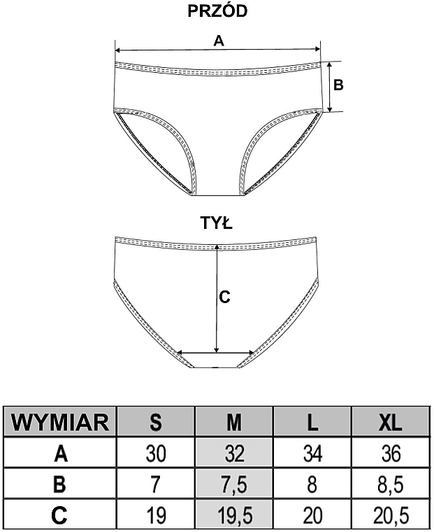 Жіночі трусики бікіні з візерунком і мереживним оздобленням, 6 пар, чорні + сірі + білі - Moraj — фото N2