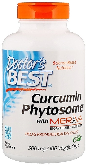 Фітосомний куркумін, 500 мг - Doctor's Best Curcumin Phytosome Meriva — фото N1