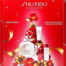 Набор - Shiseido Benefiance Holiday Kit (f/cr/50ml + clean foam/15ml + f/lot/30ml + f/conc/10ml) — фото N1