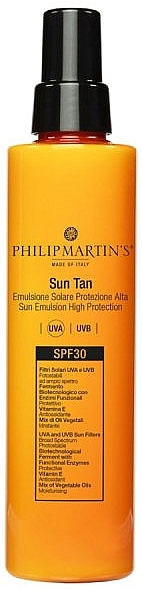 Сонцезахисна емульсія SPF 30 - Philip Martin's Sun Tan SPF 30 — фото N1