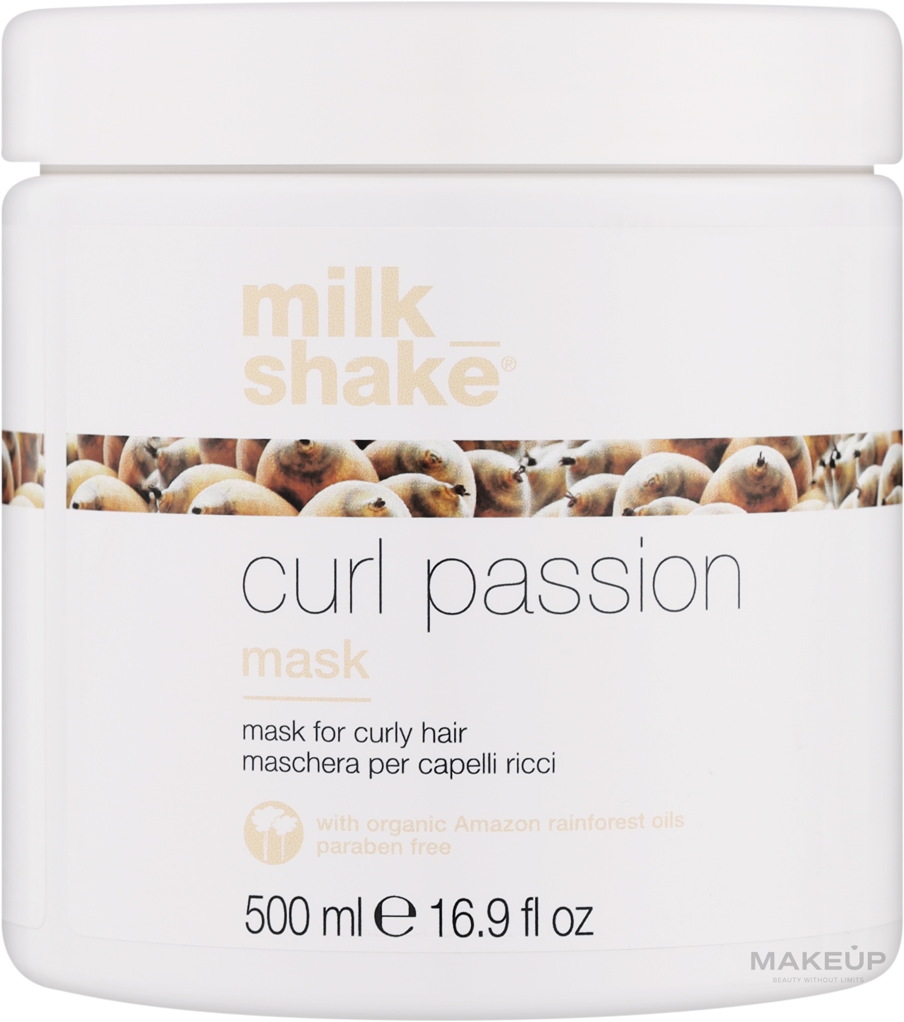 Маска для вьющихся волос с комплексом масел растений Амазонского леса - Milk Shake Curl Passion Mask — фото 500ml