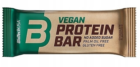 Протеиновый батончик веганский "Шоколад" - BioTechUSA Vegan Protein Bar Chocolate — фото N1