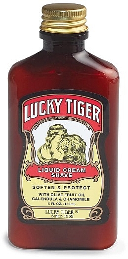 Рідкий крем для гоління - Lucky Tiger Liquid Cream Shave, — фото N1