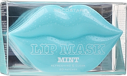 Гидрогелевая маска для губ с ароматом зеленого винограда - Kocostar Lip Mask Mint — фото N4