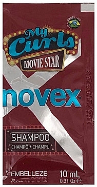 Безсульфатний шампунь для кучерявого волосся - Novex My Curls Movie Star Shampoo (міні) — фото N1