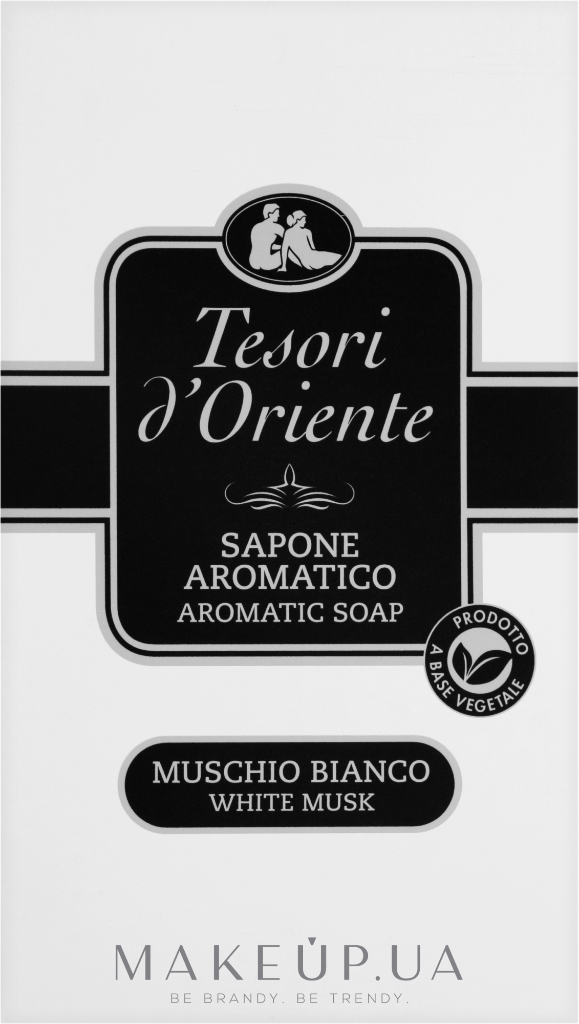 Твердое мыло "Белый мускус" - Tesori d`Oriente Muschio Bianco Soap — фото 125g