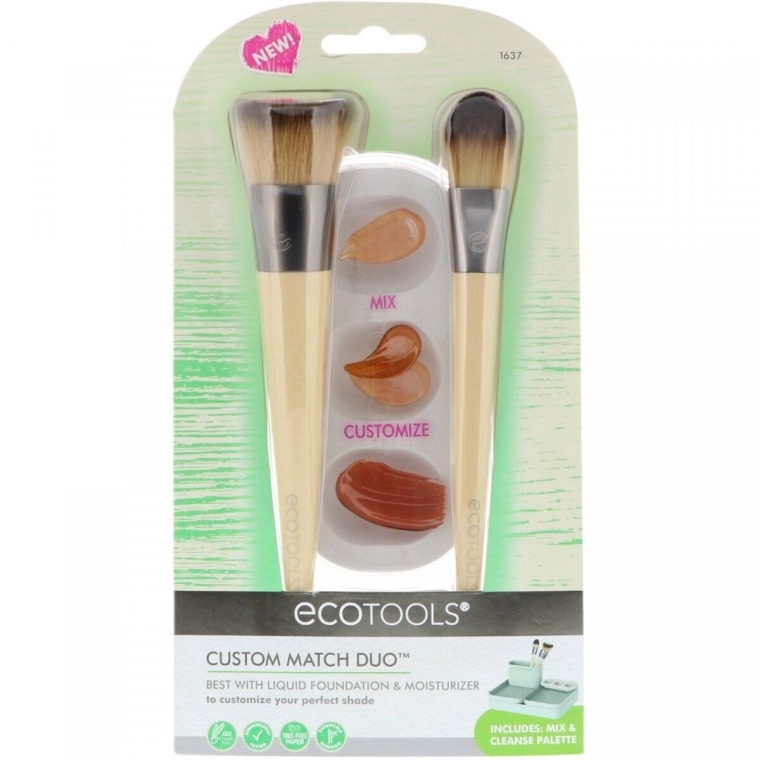 Набор кистей для макияжа - Eco Tools Custom Match Duo — фото N1