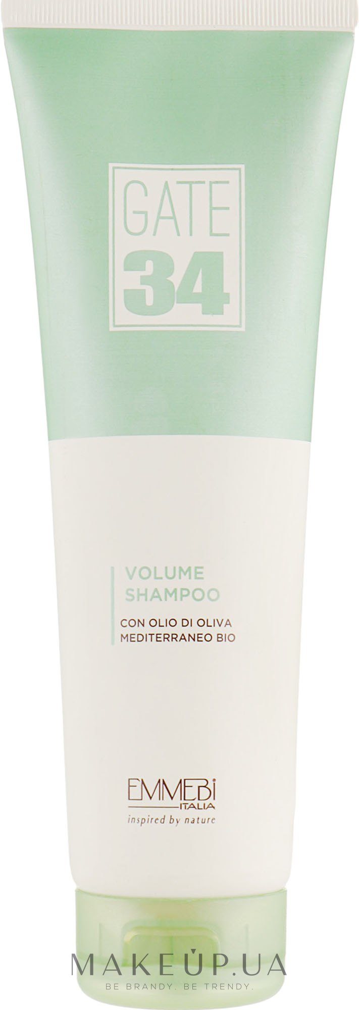 Шампунь для объема с органическим маслом оливы - Emmebi Italia Gate 34 Oliva Bio Volume Shampoo  — фото 250ml
