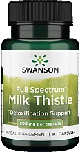 Парфумерія, косметика Харчова добавка "Розторопша", 500 мг - Swanson Full Spectrum Milk Thistle