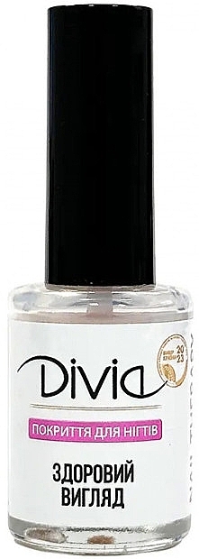 Покриття для нігтів "Здоровий вигляд" - Divia — фото N1