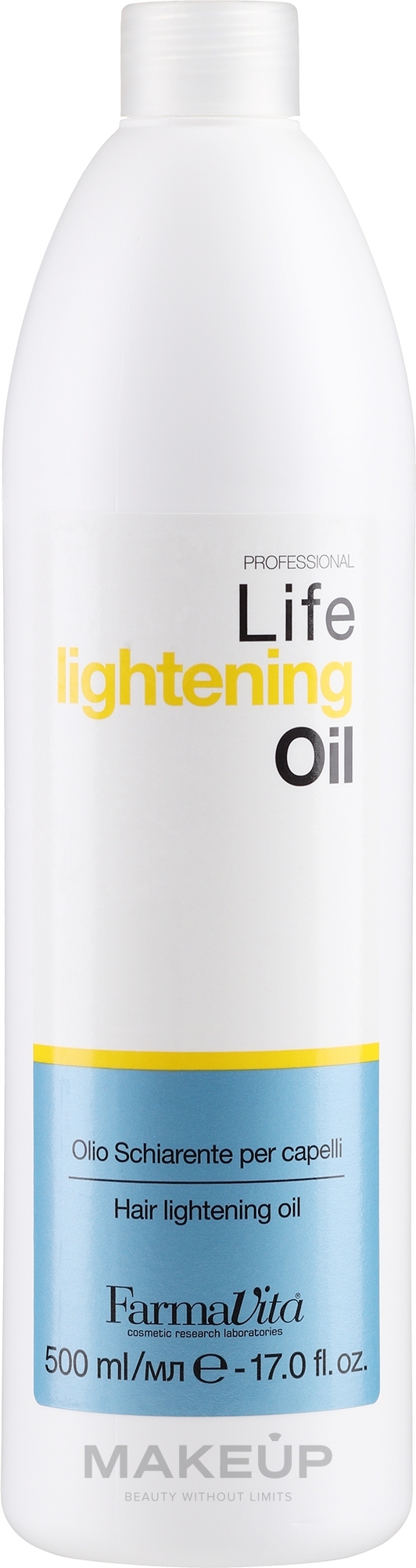 Осветляющее масло - Farmavita Life Lightening — фото 500ml
