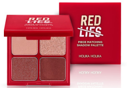 Духи, Парфюмерия, косметика Палетка теней для век - Holika Holika Piece Matching Shadow Palette Red Lies