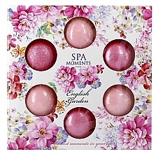 Парфумерія, косметика Набір бомбочок для ванни "English Garden" - Spa Moments (b/bomb/6x70g)