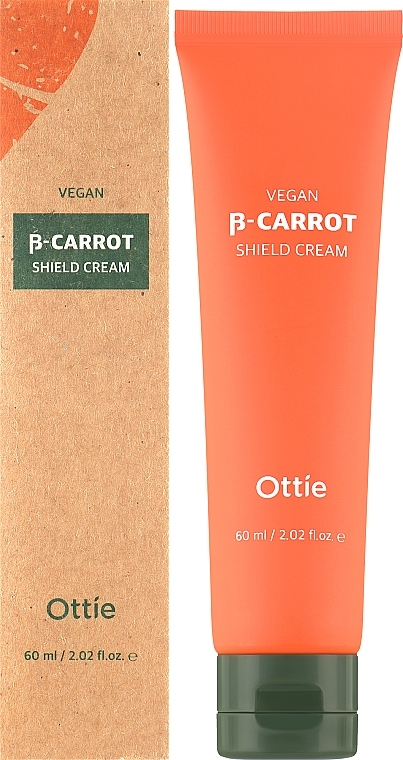 Укрепляющий крем на основе органической моркови - Ottie Vegan Beta-Carrot Shield Cream — фото N2