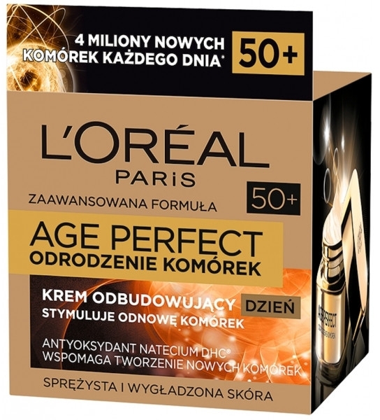 Подвійний крем для обличчя - L'Oreal Paris Age Perfect Cell Revival Day Cream 50+