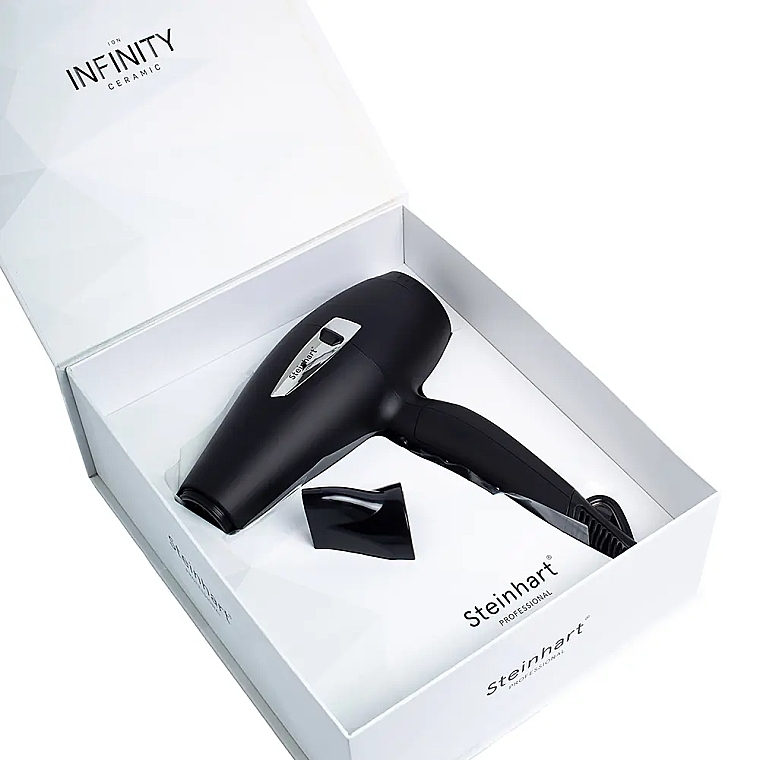 Фен для волос, черный - Steinhart Infinity 2100W Hair Dryer — фото N2