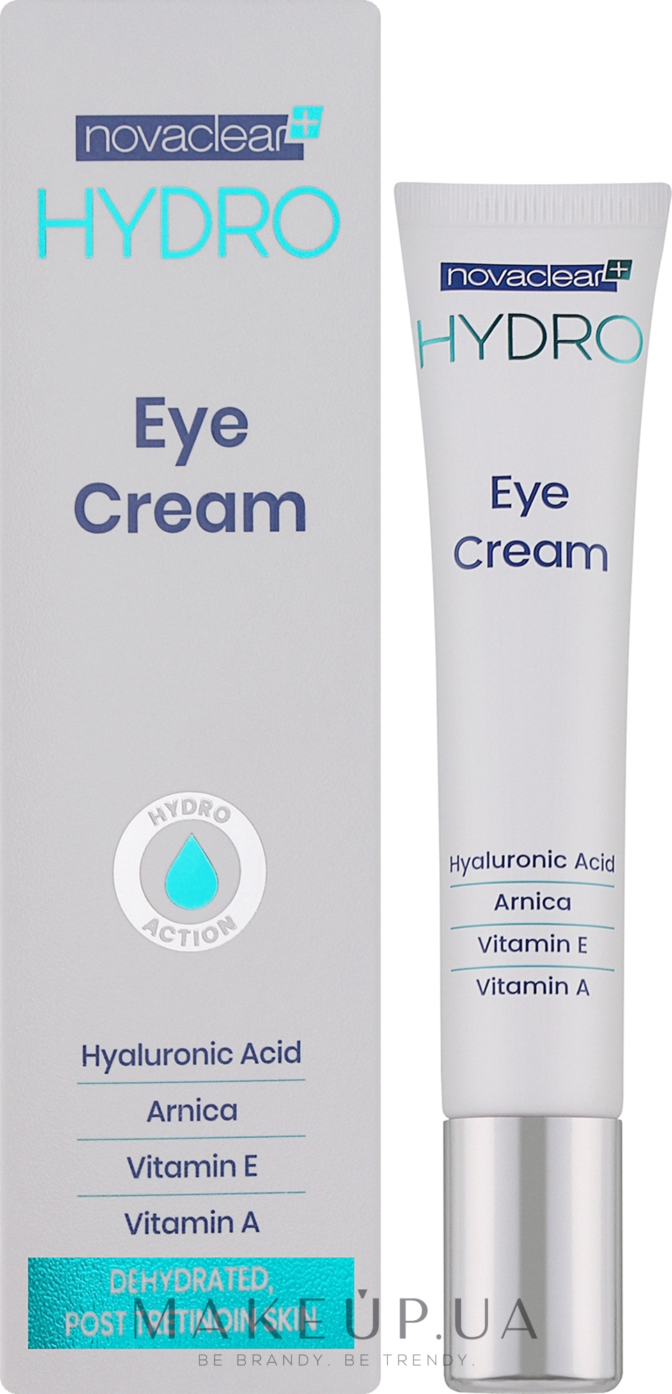 Зволожувальний крем для контуру очей - Novaclear Hydro Eye Cream — фото 15ml