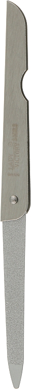 Пилочка для ногтей, S-FL5-09 металлическая с алмазным напылением, складная - Lady Victory