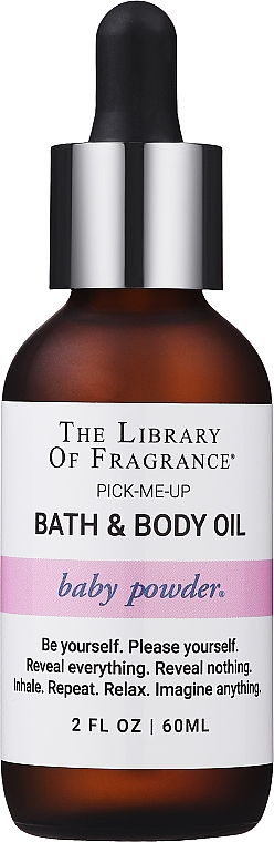 Demeter Fragrance The Library of Fragrance Baby Powder Massage & Body Oil - Масло для тела и массажа — фото N1