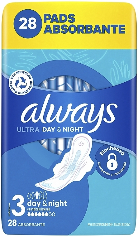 Гигиенические прокладки, размер 3, 28шт - Always Ultra Day&Night — фото N2