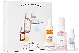 Духи, Парфюмерия, косметика Набор - Earth Harbor Dewy You Kit (toner/30ml + ser/5ml + cr/7ml + elixir/5ml) 