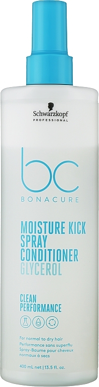Спрей-кондиціонер для волосся - Schwarzkopf Professional Bonacure Moisture Kick Spray Conditioner Glycerol — фото N3