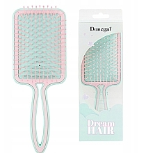Щітка для волосся, 1291, м'ятно-рожева - Donegal Dream Hair Brush — фото N4