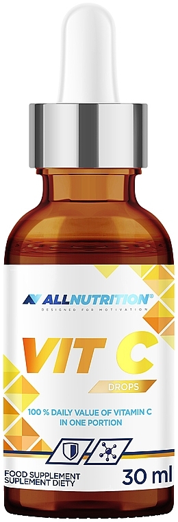 Витамин C в каплях - Allnutrition Vitamin C Drops  — фото N1