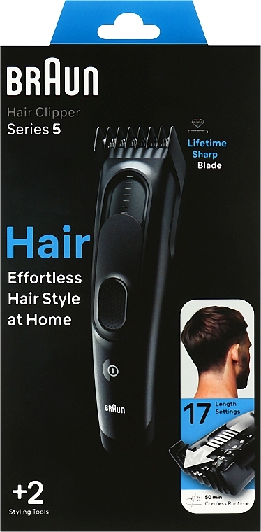 Машинка для підстригання волосся - Braun HairClip HC5330 — фото N2
