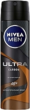 Дезодорант-антиперспірант-спрей для чоловіків - NIVEA MEN Ultra Carbon Anti-Perspirant — фото N1