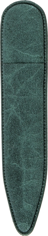 Пилочка хрустальная в чехле из кожи 99-902, 90мм, зеленая - SPL — фото N2