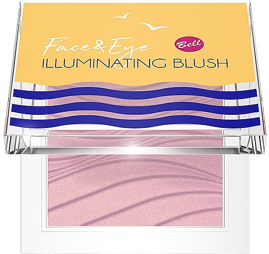 Рум'яна-хайлайтер для обличчя й повік - Bell Sun Sea & Ice Cream Face & Eye Illuminating Blush — фото N1