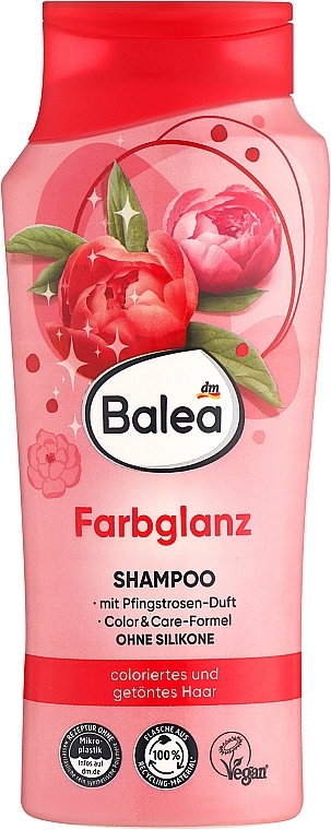 Шампунь для окрашенных волос с ароматом пиона - Balea Shampoo