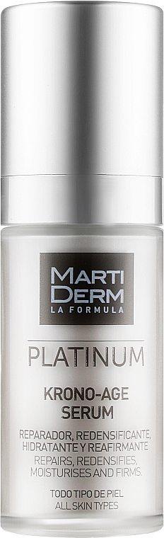 Нічна сироватка для обличчя - MartiDerm Platinum Krono-Age Serum — фото N1