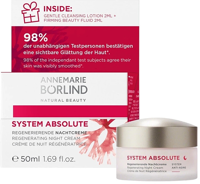 Восстанавливающий ночной крем для лица - Annemarie Borlind System Absolute Regenerating Night Cream Limited Design — фото N1