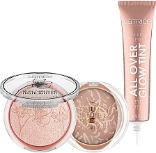 Набір для макіяжу обличчя - Catrice More Than Glow Face Set Rose Gold (highlighter/15ml + highlighter/5.9g + powder/8g) — фото N2