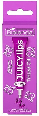 Олія-тінт для губ "Ягоди" - Bielenda Juicy Tint Lip Oil — фото N2