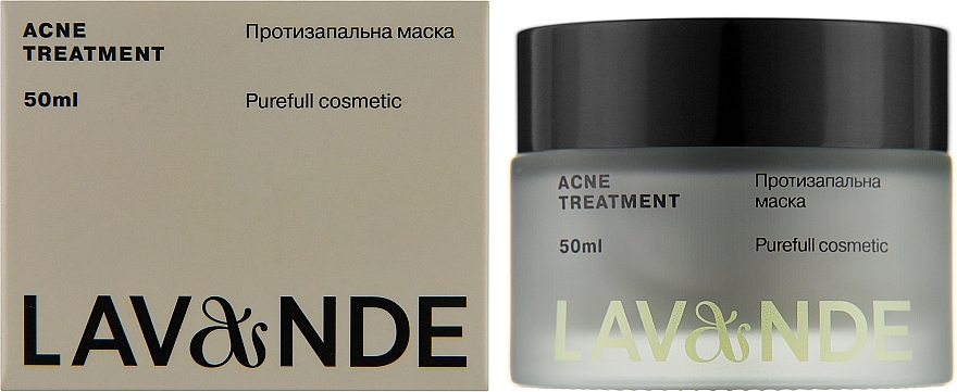 Противовоспалительная маска для лица - Lavande Acne Treatment — фото N2