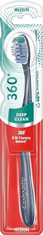 Зубная щетка - Colgate 360 Deep Clean Medium Toothbrush — фото N1
