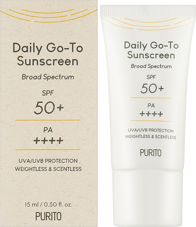 Солнцезащитный крем для лица - Purito Daily Go-To Sunscreen Travel Size — фото N2
