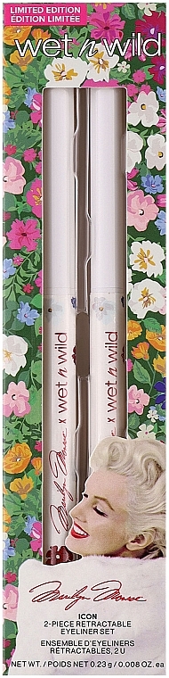 Набір - Wet N Wild x Marilyn Monroe Icon 2-Piece Retractable Eyeliner Set (eye/liner/2x0,23g) — фото N1