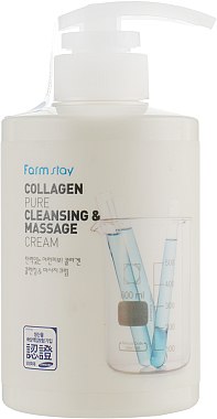 Крем массажный очищающий с коллагеном - FarmStay Pure Deep Cleansing & Massage Cream Collagen