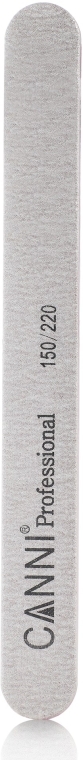 Пилка для обработки ногтей "Прямая", 150/220 - Canni — фото N1