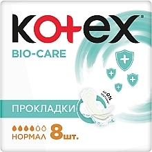 Духи, Парфюмерия, косметика Гигиенические прокладки, 8 шт - Kotex Bio Care Normal