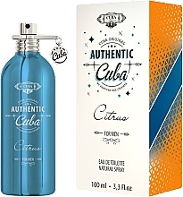 Духи, Парфюмерия, косметика Cuba Authentic Citrus - Туалетная вода