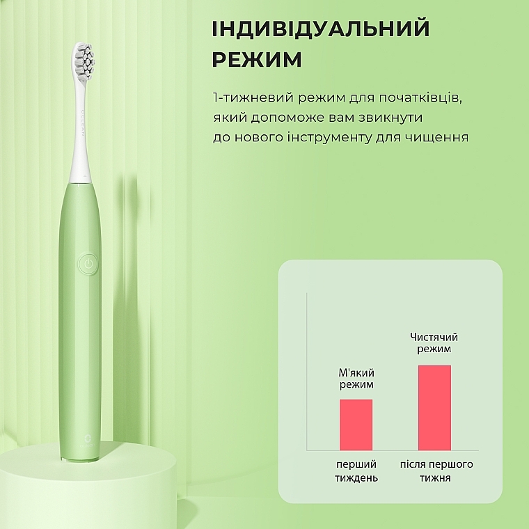 Електрична зубна щітка Oclean Green - Oclean Electric Toothbrush Green — фото N5
